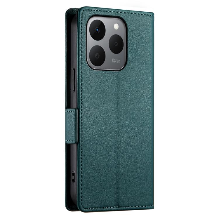 For Realme 15T 5G Side Buckle Magnetic Frosted Leather Phone Case