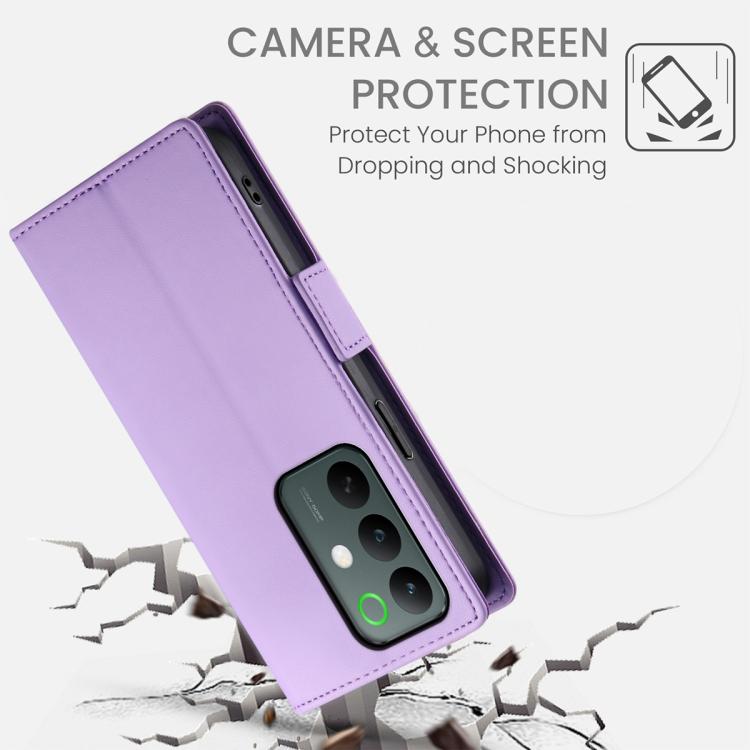 For Realme C83 5G / C85 5G / Realme 15x 5G Side Buckle Magnetic Frosted Leather Phone Case
