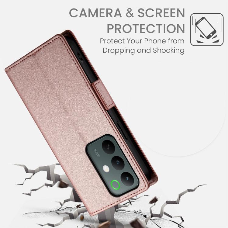 For Realme C85 Pro 4G Side Buckle Magnetic Frosted Leather Phone Case