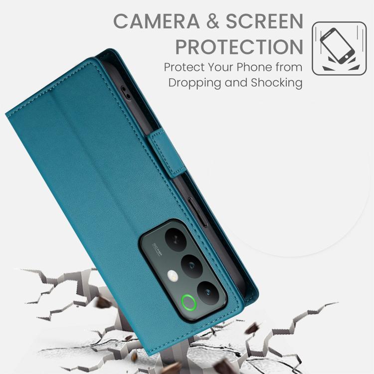 For Realme C85 Pro 4G Side Buckle Magnetic Frosted Leather Phone Case