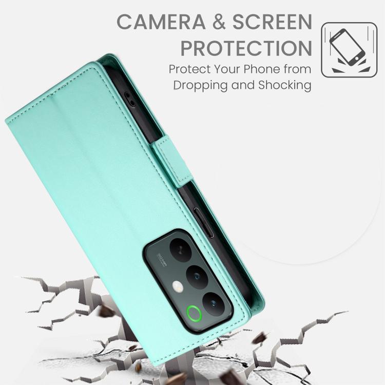 For Realme C85 Pro 4G Side Buckle Magnetic Frosted Leather Phone Case