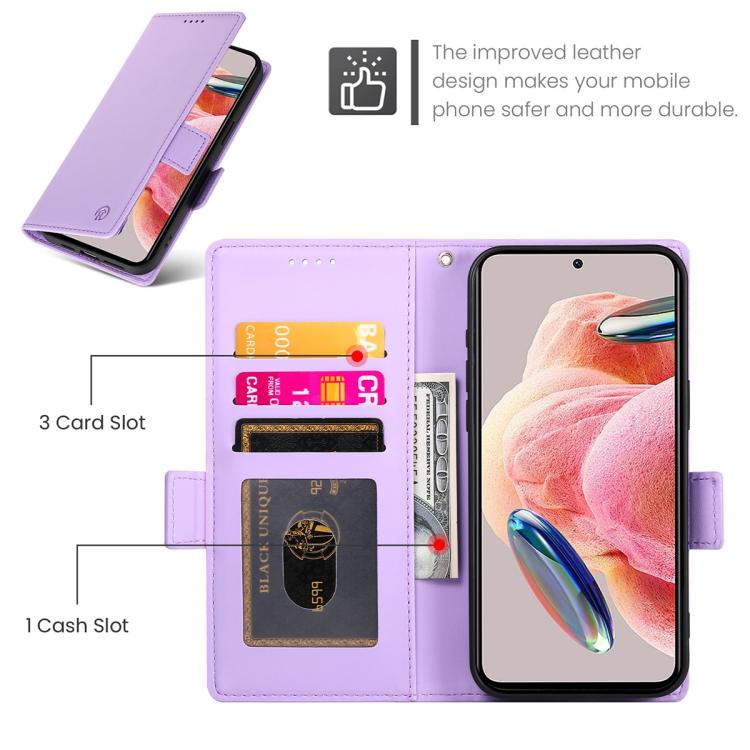 For Realme C85 Pro 4G Side Buckle Magnetic Frosted Leather Phone Case