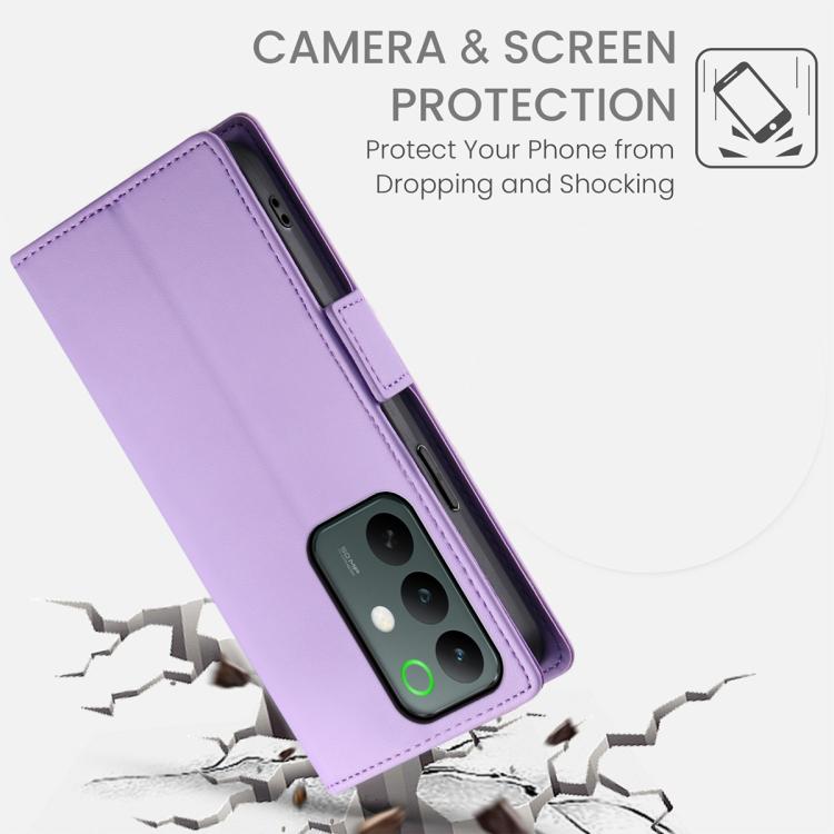 For Realme C85 Pro 4G Side Buckle Magnetic Frosted Leather Phone Case