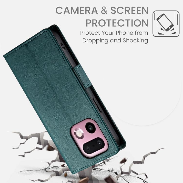 For Realme 16 Pro+ 5G Side Buckle Magnetic Frosted Leather Phone Case