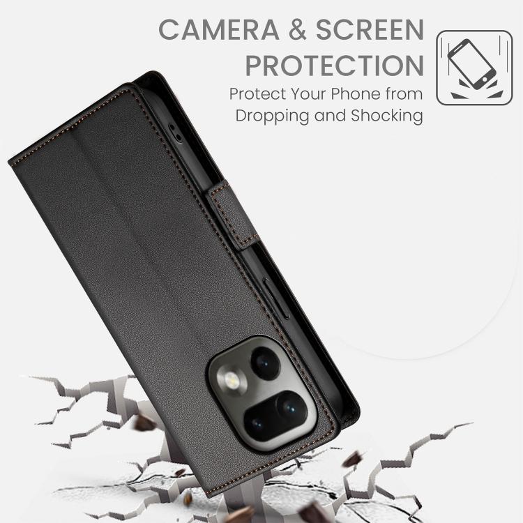 For Realme 16 Pro 5G Side Buckle Magnetic Frosted Leather Phone Case