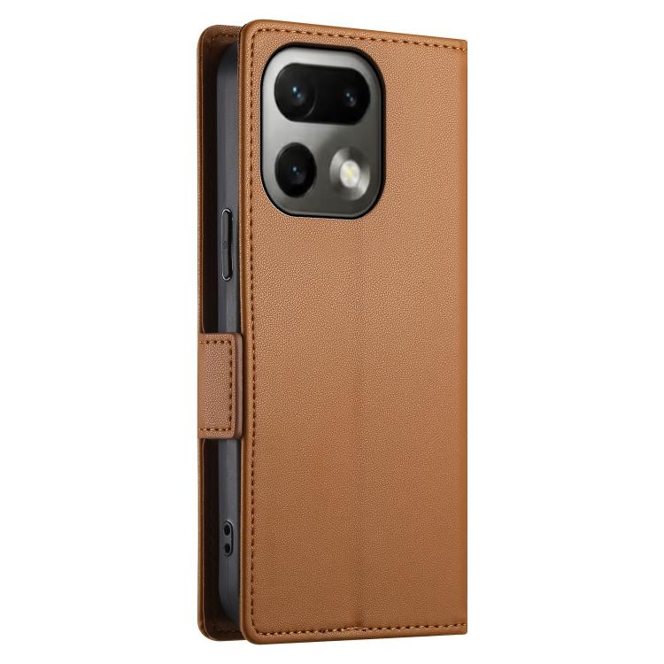 For Realme 16 Pro 5G Side Buckle Magnetic Frosted Leather Phone Case