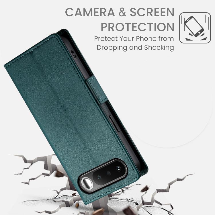 For Realme 16 5G Side Buckle Magnetic Frosted Leather Phone Case