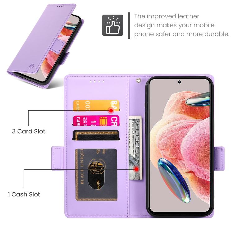 For Realme 16 5G Side Buckle Magnetic Frosted Leather Phone Case