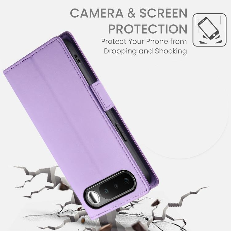For Realme 16 5G Side Buckle Magnetic Frosted Leather Phone Case