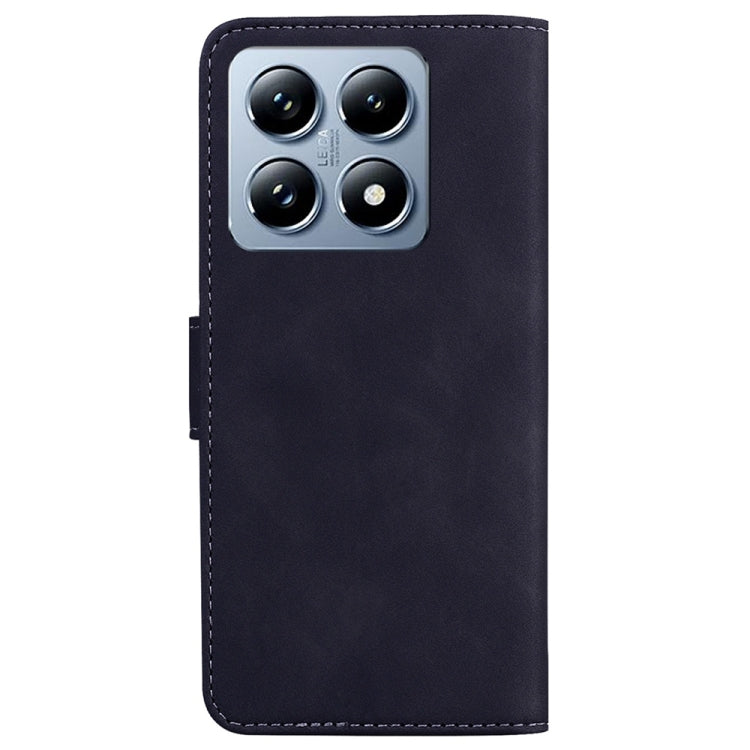 For Xiaomi 14T Pro Skin Feel Pure Color Flip Leather Phone Case
