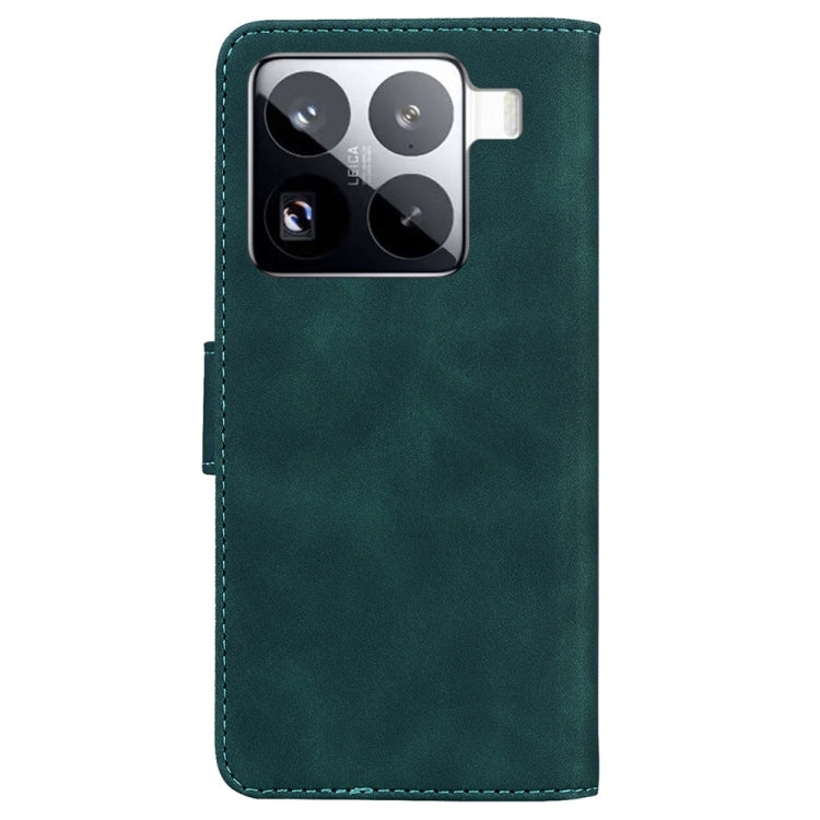 For Xiaomi 15 Pro Skin Feel Pure Color Flip Leather Phone Case