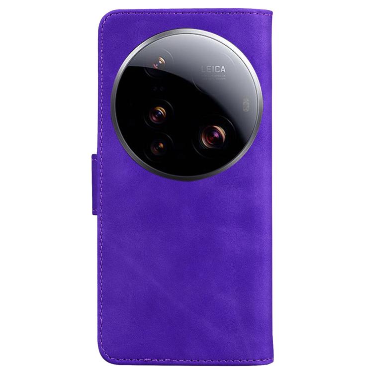 For Xiaomi 15 Ultra Skin Feel Pure Color Flip Leather Phone Case