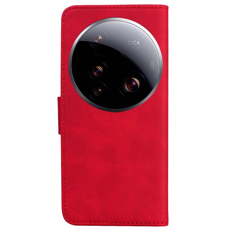 For Xiaomi 15 Ultra Skin Feel Pure Color Flip Leather Phone Case
