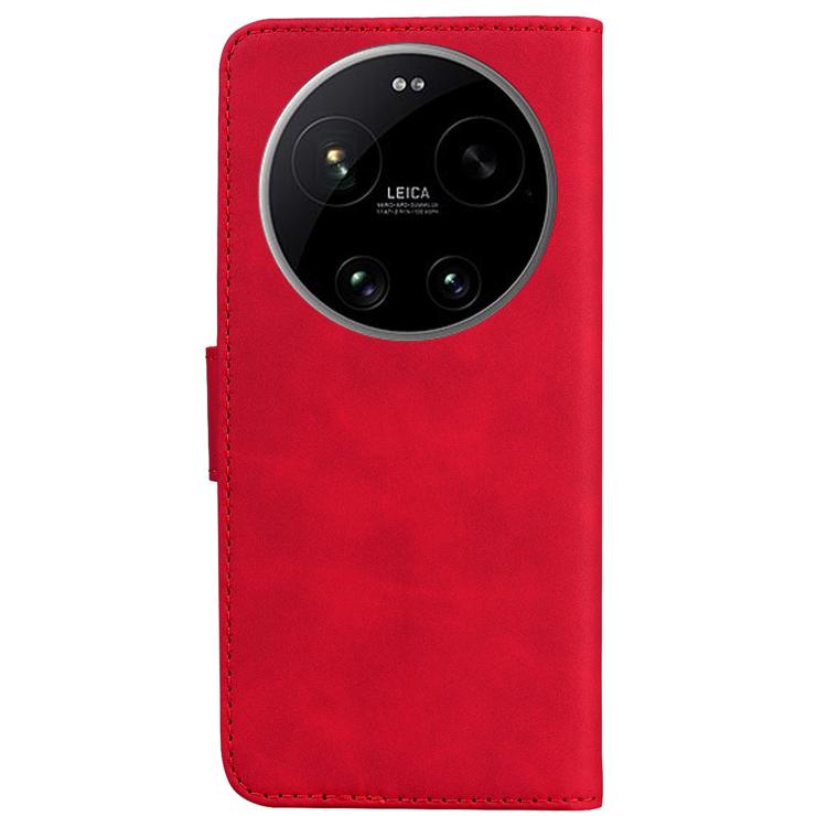 For Xiaomi 17 Ultra Skin Feel Pure Color Flip Leather Phone Case