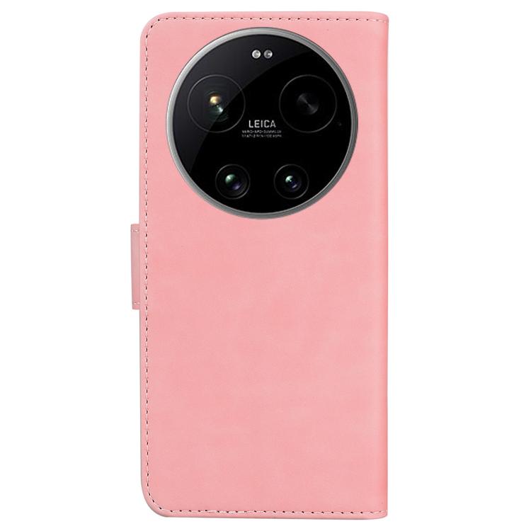 For Xiaomi 17 Ultra Skin Feel Pure Color Flip Leather Phone Case