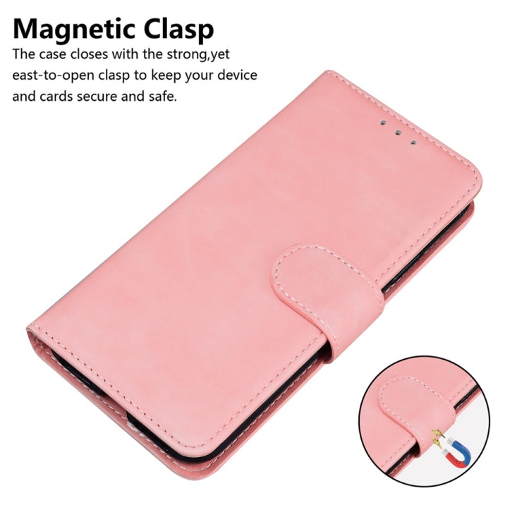 For Redmi Note 14 Pro / Note 14 Pro+ 5G Skin Feel Pure Color Flip Leather Phone Case