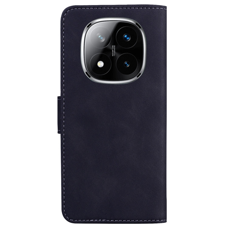 For Redmi Note 14 Pro / Note 14 Pro+ 5G Skin Feel Pure Color Flip Leather Phone Case