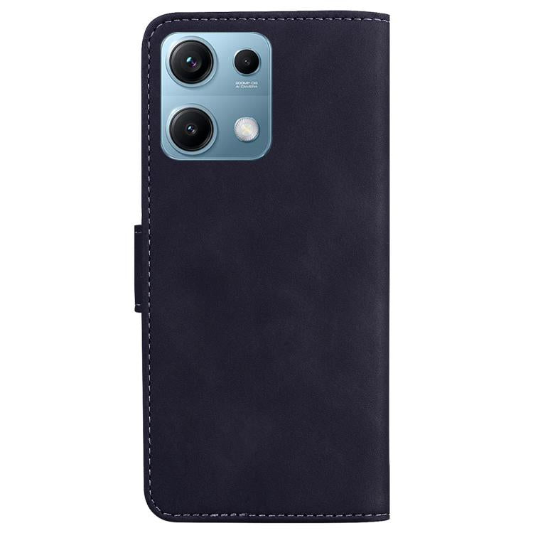 For Redmi Note 14S 4G Skin Feel Pure Color Flip Leather Phone Case