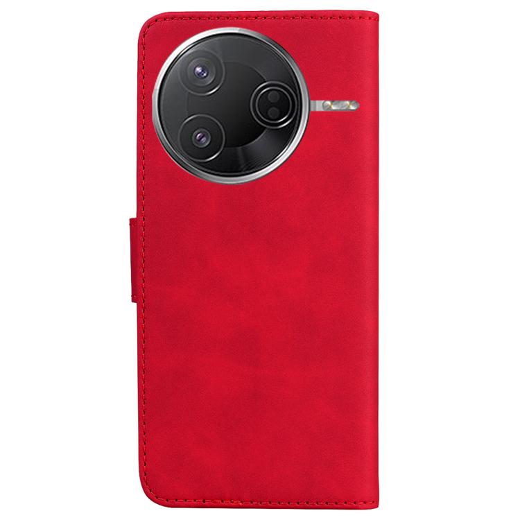 For Redmi K80 / K80 Pro / Xiaomi Poco F7 Pro Skin Feel Pure Color Flip Leather Phone Case
