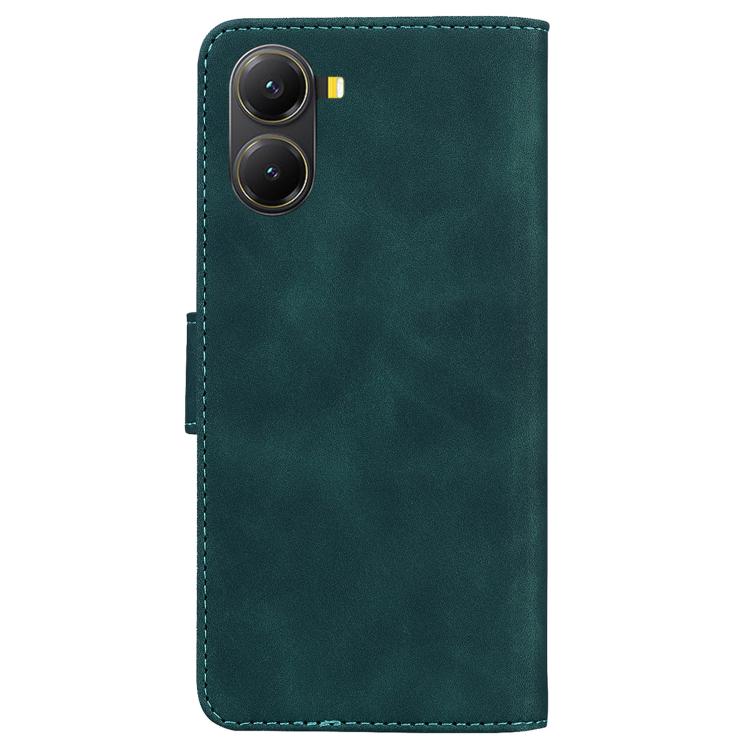 For Redmi Turbo 4 / Xiaomi Poco X7 Pro Skin Feel Pure Color Flip Leather Phone Case