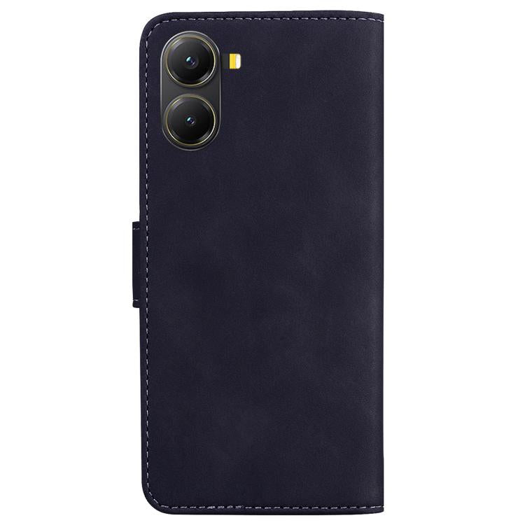 For Redmi Turbo 4 / Xiaomi Poco X7 Pro Skin Feel Pure Color Flip Leather Phone Case
