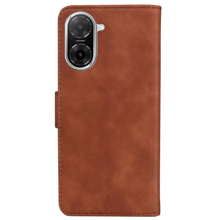 For Redmi A5 4G 171.7mm Skin Feel Pure Color Flip Leather Phone Case