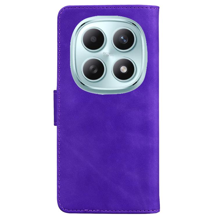 For Redmi Note 15 4G / 5G Global 164mm / Poco M8 5G Skin Feel Pure Color Flip Leather Phone Case