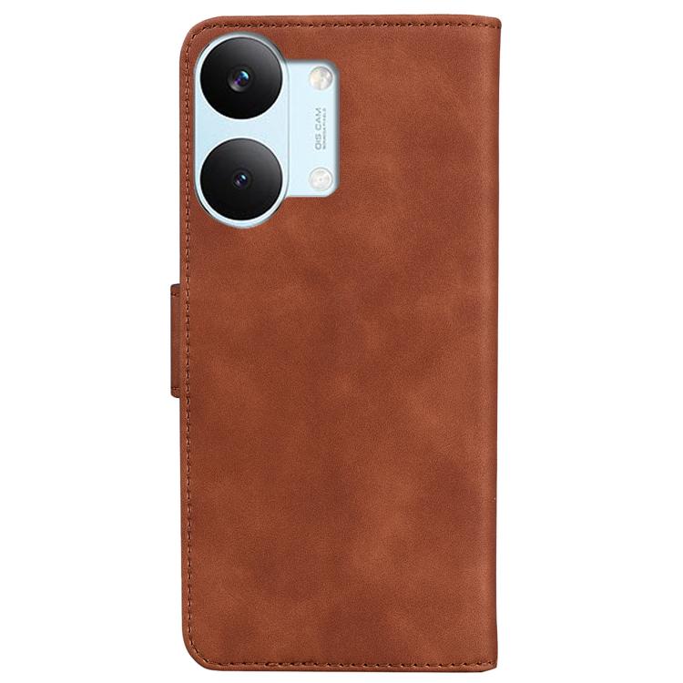 For Redmi Turbo 5 Max 5G / Poco X8 Pro Max 5G Skin Feel Pure Color Flip Leather Phone Case