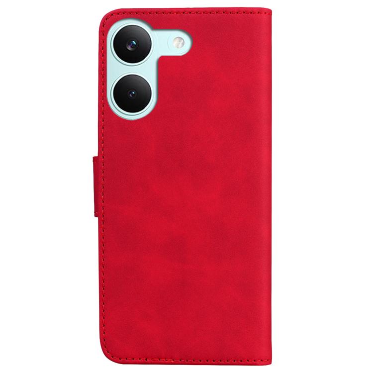 For Redmi Turbo 5 5G / Poco X8 Pro 5G Skin Feel Pure Color Flip Leather Phone Case