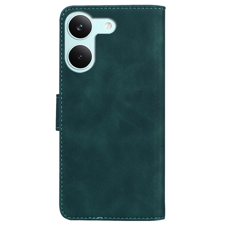For Redmi Turbo 5 5G / Poco X8 Pro 5G Skin Feel Pure Color Flip Leather Phone Case