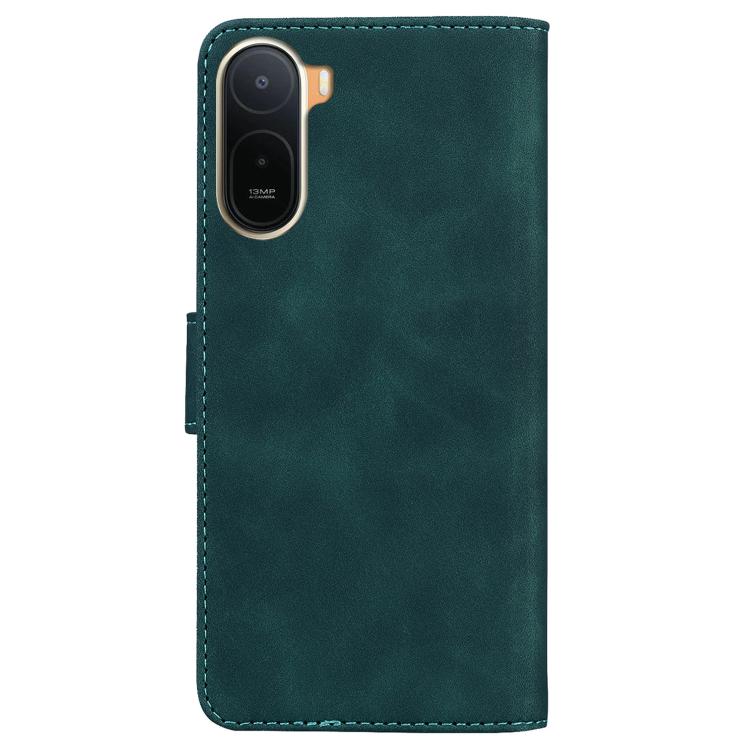For Redmi A7 Pro 4G / 5G 171mm / Poco C85x 5G Skin Feel Pure Color Flip Leather Phone Case