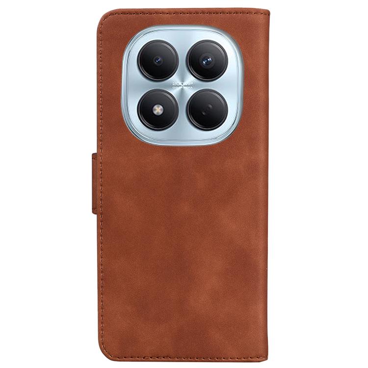 For Redmi Note 15 Pro 4G Global 163.2mm Skin Feel Pure Color Flip Leather Phone Case