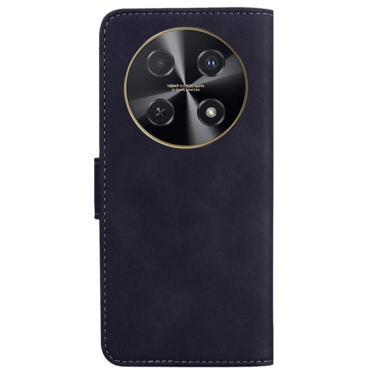 For Huawei nova 12i 4G Global Skin Feel Pure Color Flip Leather Phone Case