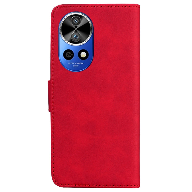 For Huawei nova 12 Ultra Skin Feel Pure Color Flip Leather Phone Case