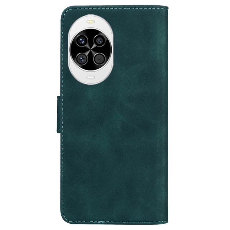 For Huawei nova 14 Skin Feel Pure Color Flip Leather Phone Case