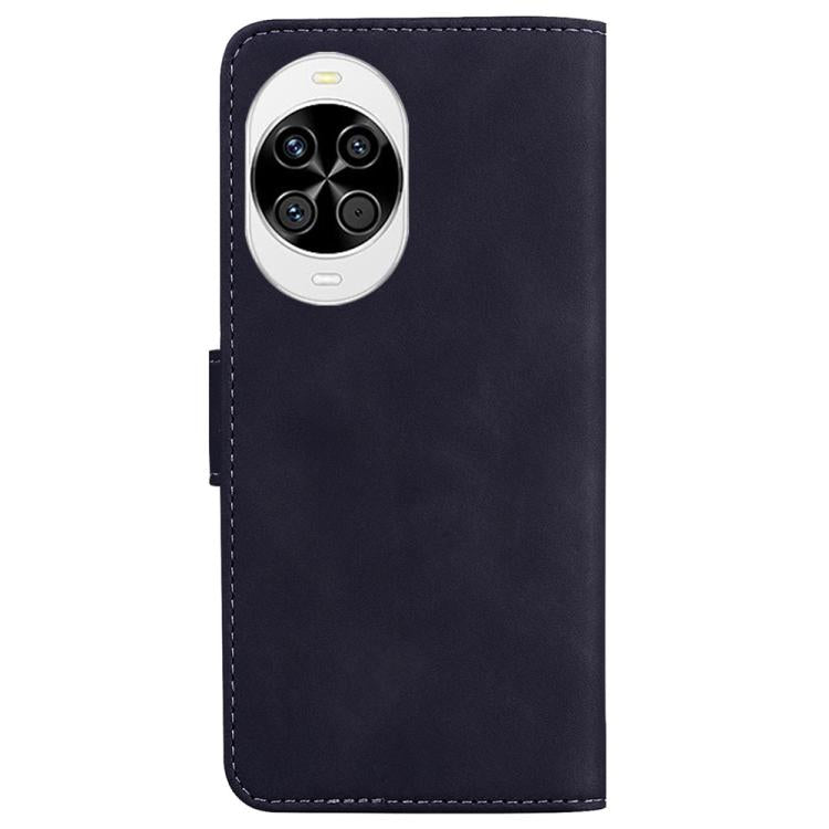 For Huawei nova 14 Skin Feel Pure Color Flip Leather Phone Case