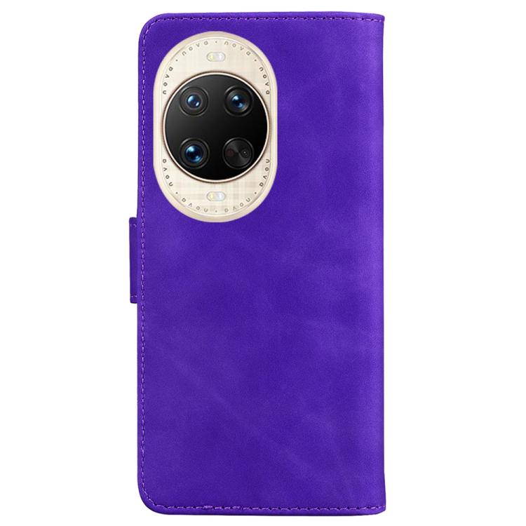 For Huawei nova 14 Ultra Skin Feel Pure Color Flip Leather Phone Case