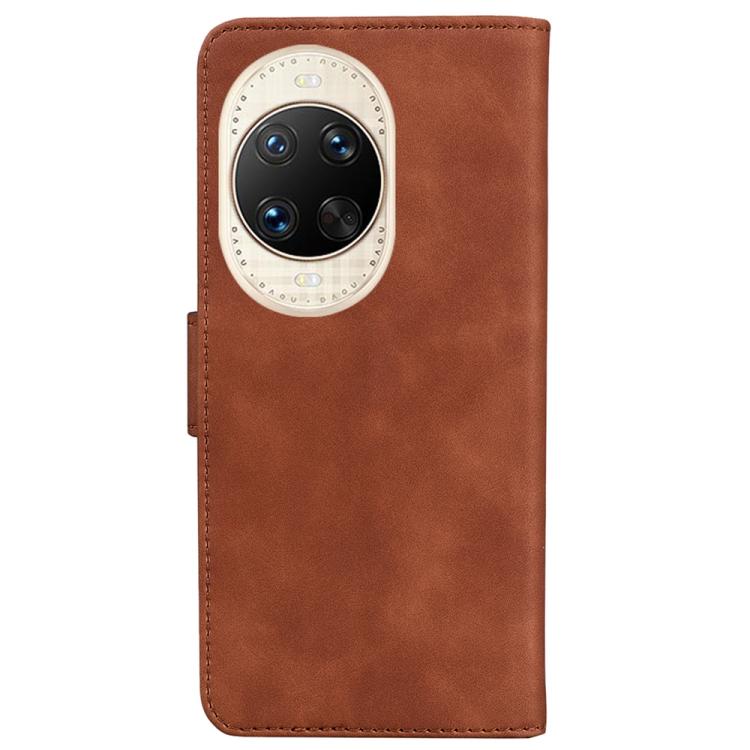 For Huawei nova 14 Ultra Skin Feel Pure Color Flip Leather Phone Case