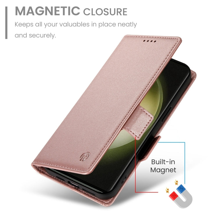 For Samsung Galaxy S23 Ultra 5G Side Buckle Magnetic Frosted Leather Phone Case