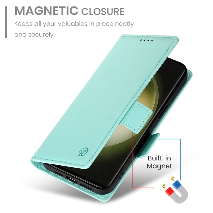 For Samsung Galaxy S23 Ultra 5G Side Buckle Magnetic Frosted Leather Phone Case