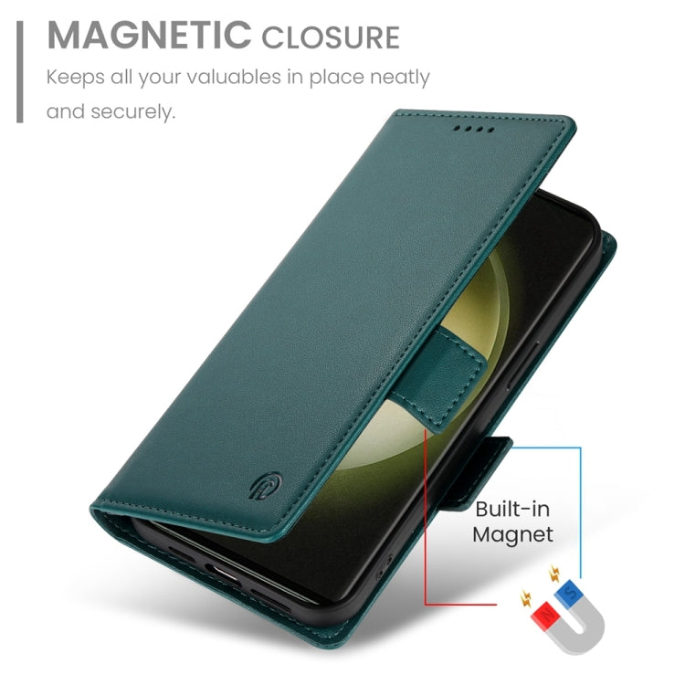 For Samsung Galaxy S23 Ultra 5G Side Buckle Magnetic Frosted Leather Phone Case