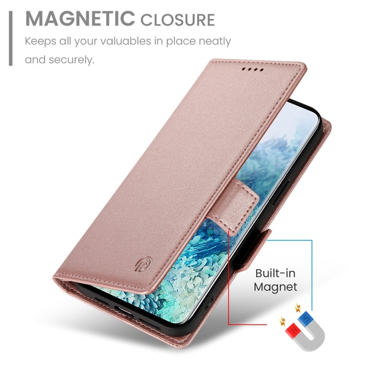 For Samsung Galaxy S20+ 5G Side Buckle Magnetic Frosted Leather Phone Case
