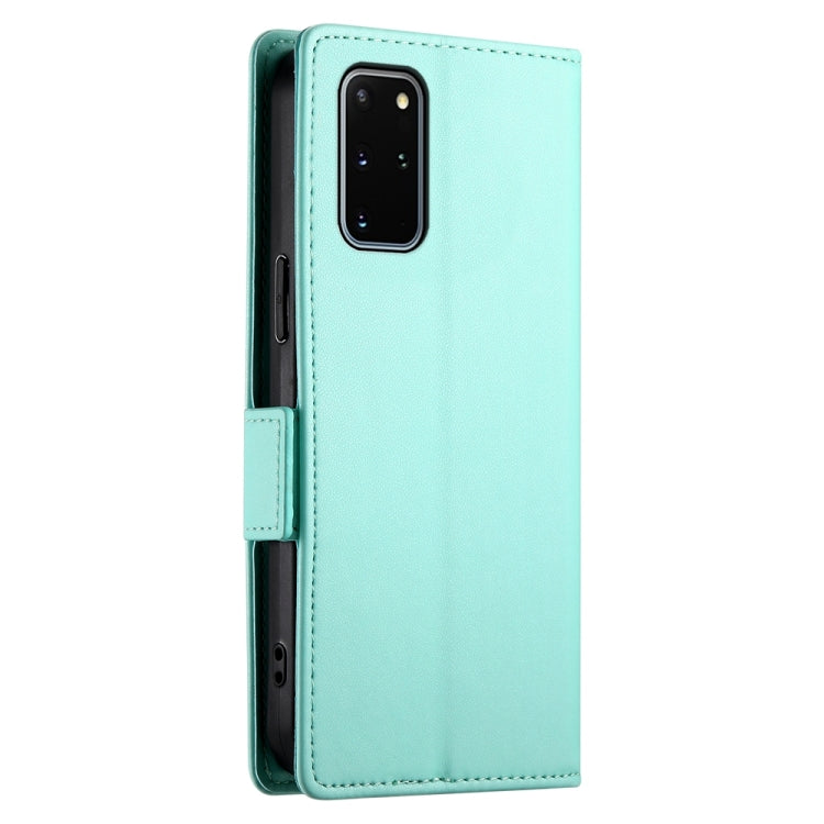 For Samsung Galaxy S20+ 5G Side Buckle Magnetic Frosted Leather Phone Case