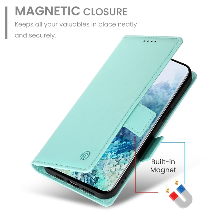 For Samsung Galaxy S20+ 5G Side Buckle Magnetic Frosted Leather Phone Case