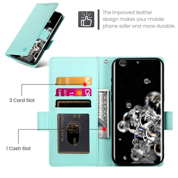 For Samsung Galaxy S20 Ultra 5G Side Buckle Magnetic Frosted Leather Phone Case