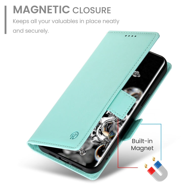 For Samsung Galaxy S20 Ultra 5G Side Buckle Magnetic Frosted Leather Phone Case