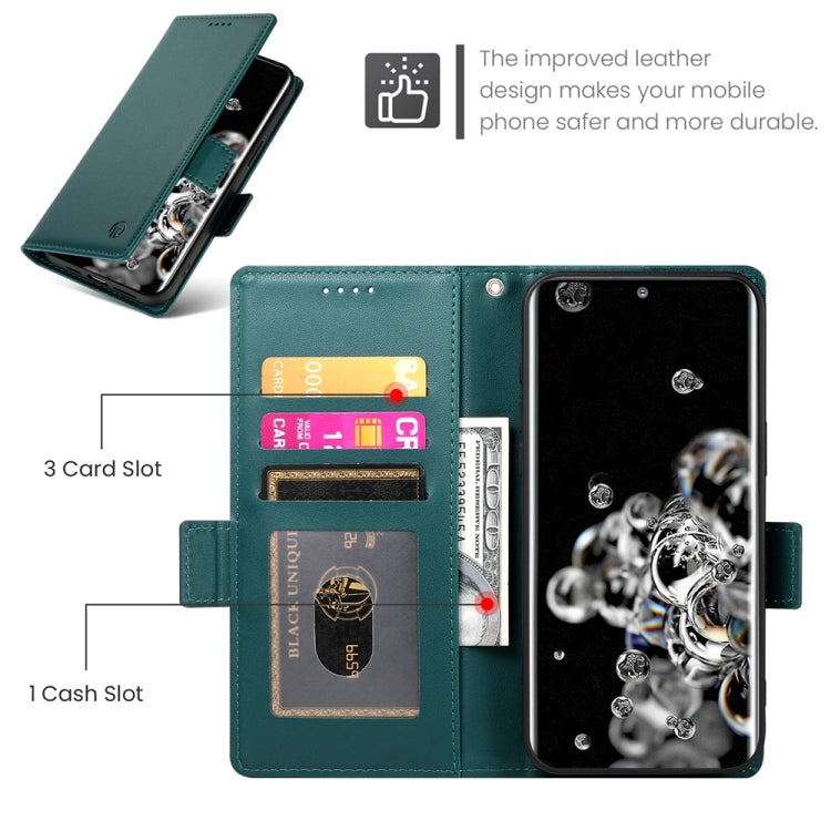 For Samsung Galaxy S20 Ultra 5G Side Buckle Magnetic Frosted Leather Phone Case