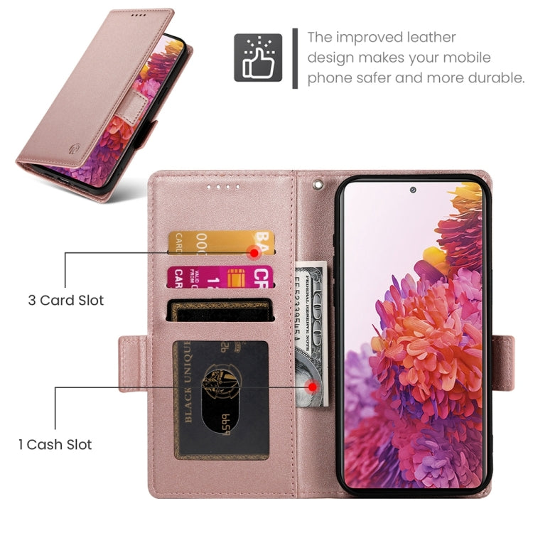 For Samsung Galaxy S20 FE 5G Side Buckle Magnetic Frosted Leather Phone Case