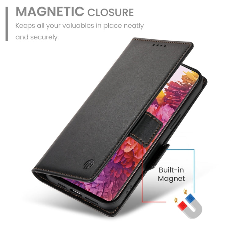 For Samsung Galaxy S20 FE 5G Side Buckle Magnetic Frosted Leather Phone Case
