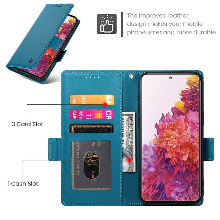 For Samsung Galaxy S20 FE 5G Side Buckle Magnetic Frosted Leather Phone Case